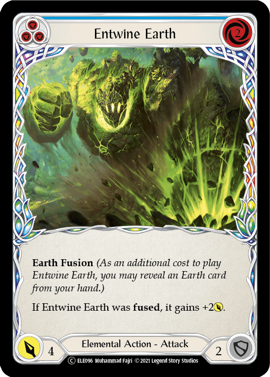 Entwine Earth (Blue) [U-ELE096] (Tales of Aria Unlimited) Unlimited Normal - POKÉ JEUX