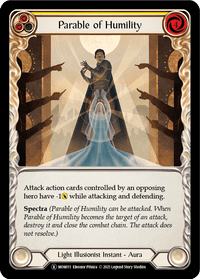 Parable of Humility [U-MON011-RF] (Monarch Unlimited) Unlimited Rainbow Foil - POKÉ JEUX