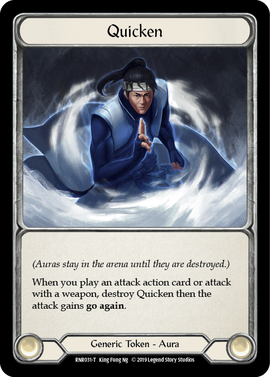 Quicken [RNR031-T] (Rhinar Hero Deck) 1st Edition Normal - POKÉ JEUX