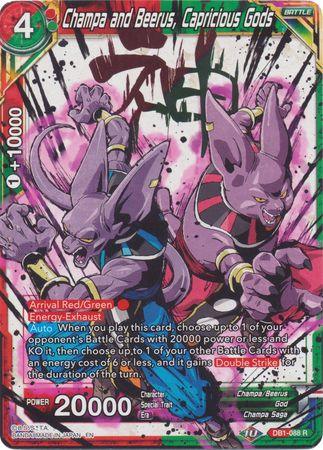 Champa and Beerus, Capricious Gods (Alternate Art) (DB1-088) [Special Anniversary Set 2020] - POKÉ JEUX