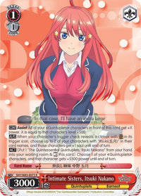 Sœurs intimes, Itsuki Nakano (5HY/W83-E072 R) [Les quintuplés quintessentiels] 