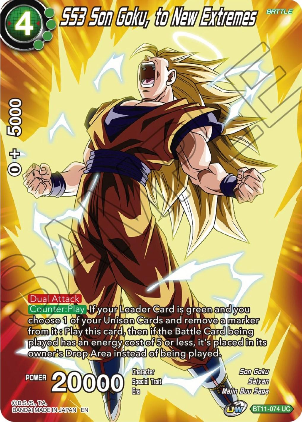 SS3 Son Goku, to New Extremes (BT11-074) [Theme Selection: History of Son Goku] - POKÉ JEUX
