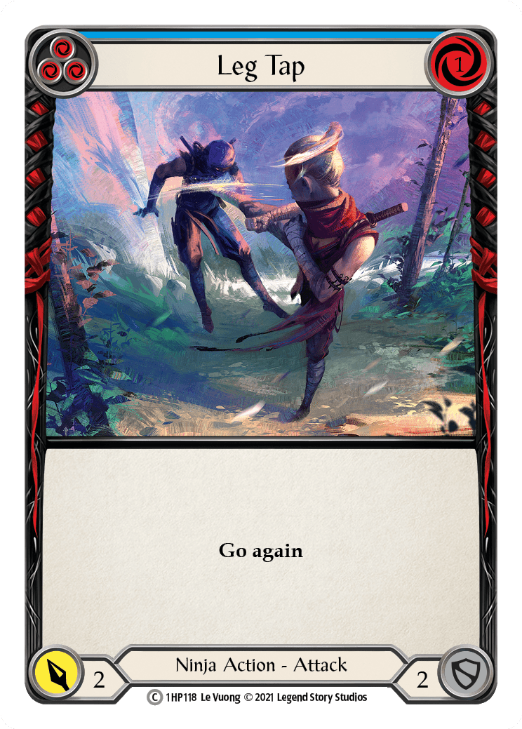 Leg Tap (Blue) [1HP118] (History Pack 1) - POKÉ JEUX