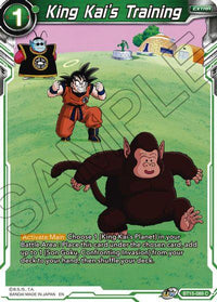 King Kai's Training (BT15-089) [Saiyan Showdown] - POKÉ JEUX