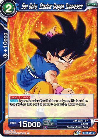 Son Goku, Shadow Dragon Suppressor (BT11-051) [Vermilion Bloodline] - POKÉ JEUX