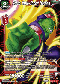 Piccolo, Master-Student Technique (Starter Deck Exclusive) (SD21-02) [Power Absorbed] - POKÉ JEUX