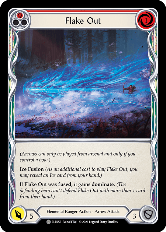 Flake Out (Red) [ELE056] (Tales of Aria) 1st Edition Normal - POKÉ JEUX