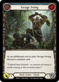 Savage Swing (Blue) [WTR022-C] (Welcome to Rathe) Alpha Print Normal - POKÉ JEUX