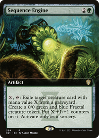 Sequence Engine (Extended Art) [Commander 2021]