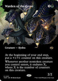 Warden of the Grove (Borderless) (TDM-351) - Tarkir: Dragonstorm Foil