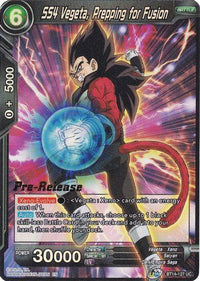 SS4 Vegeta, Prepping for Fusion (BT14-127) [Cross Spirits Prerelease Promos] - POKÉ JEUX