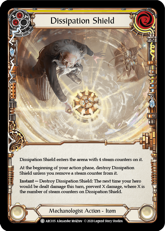 Dissipation Shield [U-ARC035] (Arcane Rising Unlimited) Unlimited Rainbow Foil - POKÉ JEUX