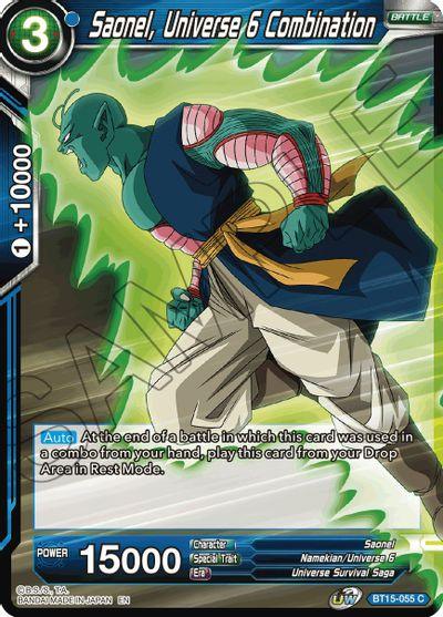 Saonel, Universe 6 Combination (BT15-055) [Saiyan Showdown] - POKÉ JEUX