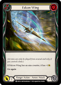 Falcon Wing (Yellow) [RIP024] (Outsiders Riptide Blitz Deck) - POKÉ JEUX