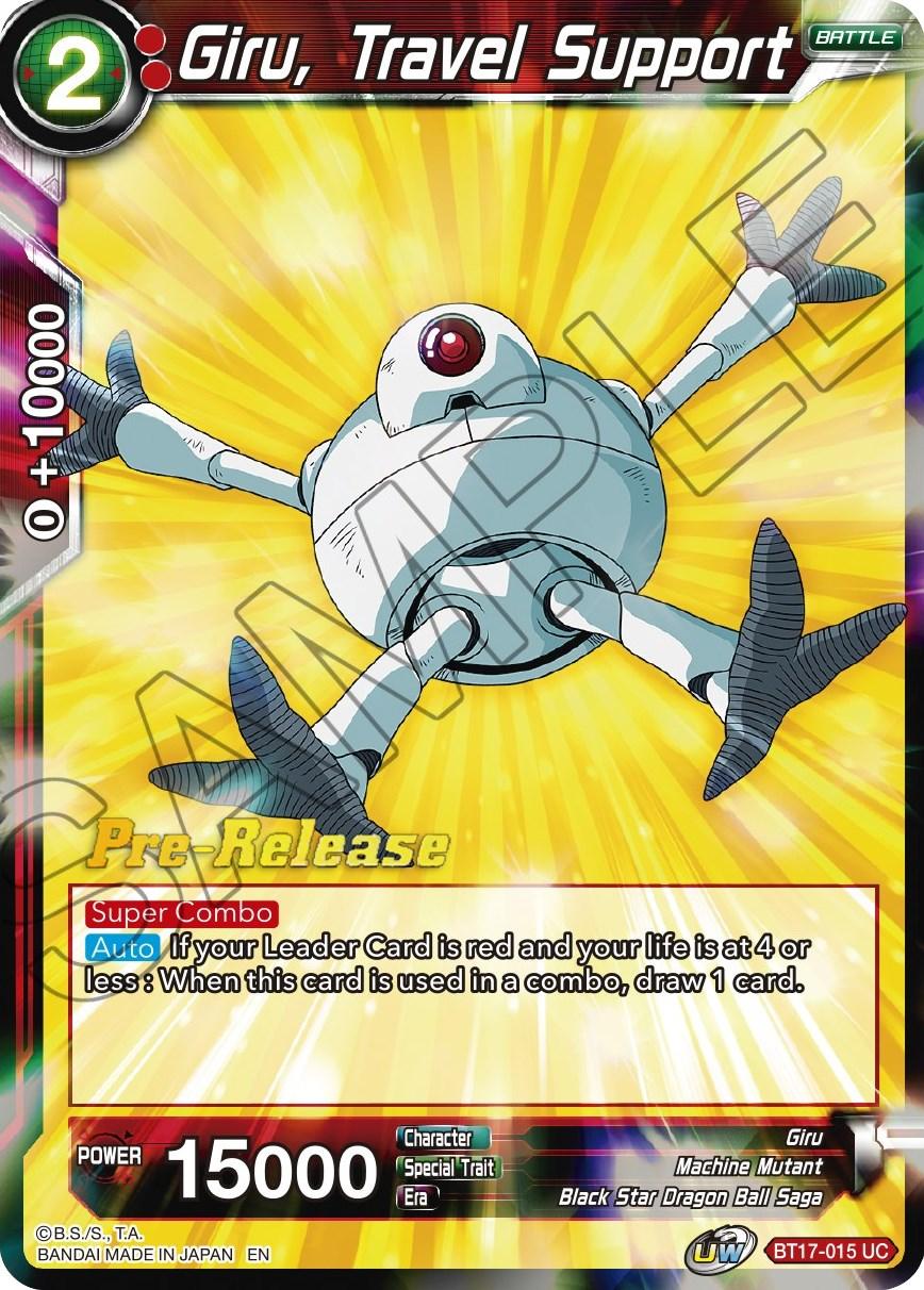 Giru, Travel Support (BT17-015) [Ultimate Squad Prerelease Promos] - POKÉ JEUX