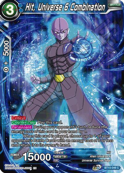 Hit, Universe 6 Combination (BT15-046) [Saiyan Showdown] - POKÉ JEUX