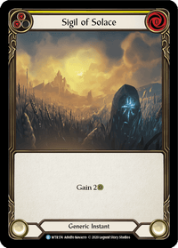 Sigil of Solace (Yellow) [U-WTR174] (Welcome to Rathe Unlimited) Unlimited Normal - POKÉ JEUX