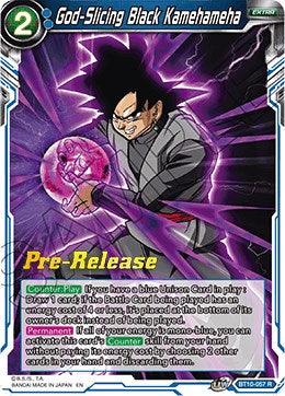 God-Slicing Black Kamehameha (BT10-057) [Rise of the Unison Warrior Prerelease Promos] - POKÉ JEUX