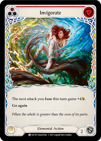 Invigorate (Red) [ELE103] (Tales of Aria) 1st Edition Rainbow Foil - POKÉ JEUX