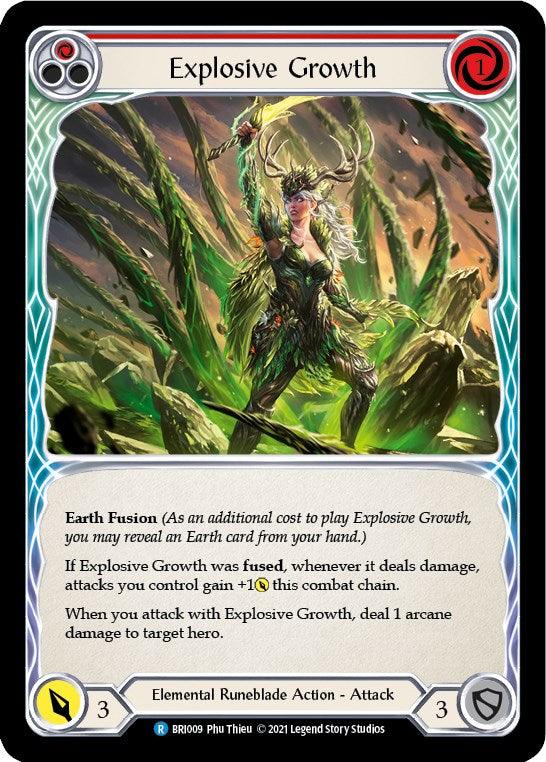 Explosive Growth (Red) [BRI009] (Tales of Aria Briar Blitz Deck) 1st Edition Normal - POKÉ JEUX