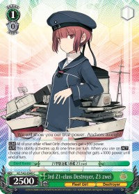 3e Destroyer de classe Z1, Z3 zwei (KC/S42-E049 C) [KanColle : Arrivée ! Flottes de renfort d’Europe !] 