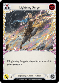Lightning Surge (Red) [U-ELE189] (Tales of Aria Unlimited) Unlimited Rainbow Foil - POKÉ JEUX
