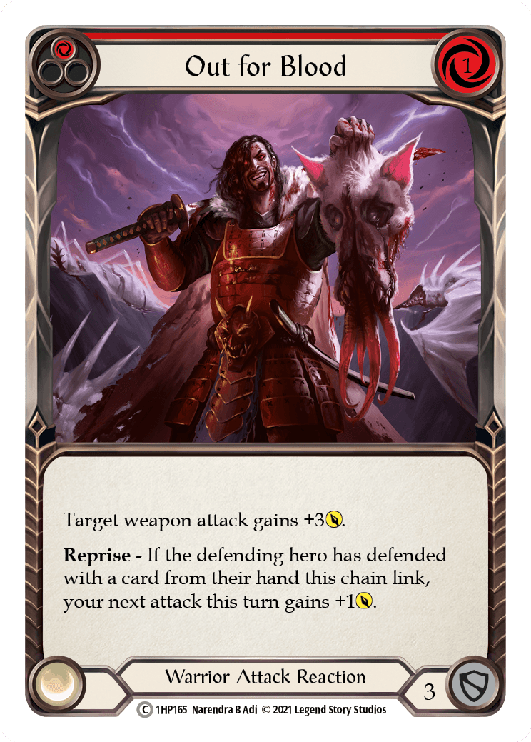 Out for Blood (Red) [1HP165] (History Pack 1) - POKÉ JEUX