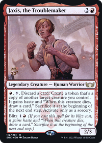 Jaxis, the Troublemaker [Streets of New Capenna Prerelease Promos]