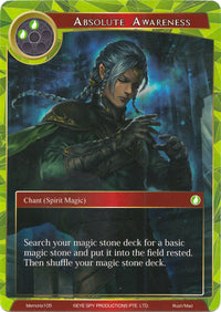 Conscience absolue (Memoria105) [Cartes Memoria Alice Origin] 