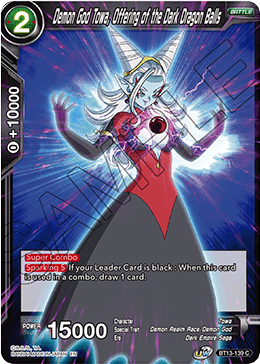Demon God Towa, Offering of the Dark Dragon Balls (Common) (BT13-139) [Supreme Rivalry] - POKÉ JEUX