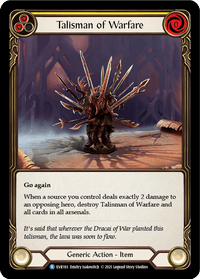 Talisman of Warfare [EVR193] (Everfest) 1st Edition Cold Foil - POKÉ JEUX