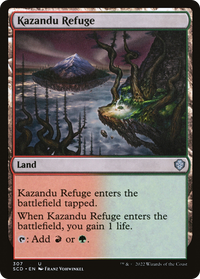 Refuge Kazandu [Decks de commande de démarrage] 
