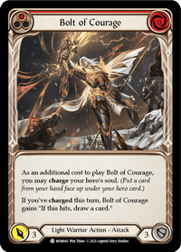 Bolt of Courage (Red) [MON042] (Monarch) 1st Edition Normal - POKÉ JEUX