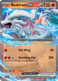 Reshiram ex (Journey Together Stamped) (30) - Jumbo Cards Holofoil