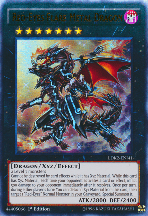 Red-Eyes Flare Metal Dragon [LDK2-ENJ41] Ultra Rare - POKÉ JEUX