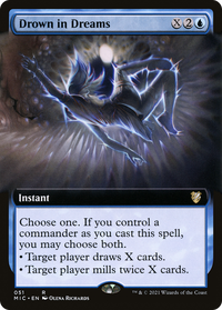 Drown in Dreams (Extended Art) [Innistrad: Midnight Hunt Commander]