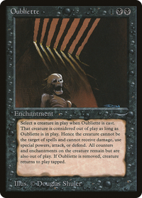 Oubliette (Dark Mana Cost) [Arabian Nights]