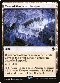 Cave of the Frost Dragon (Promo Pack) [Dungeons & Dragons: Adventures in the Forgotten Realms Promos]