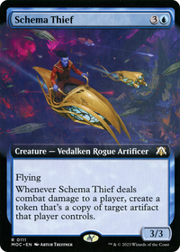 Schema Thief (MOC-111) - March of the Machine Commander: (Extended Art) Foil