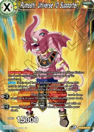 Rumsshi, Universe 10 Supporter (BT16-074) [Realm of the Gods] - POKÉ JEUX