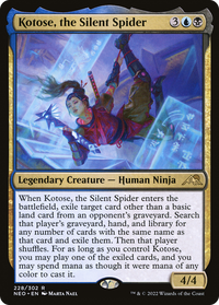 Kotose, the Silent Spider [Kamigawa: Neon Dynasty]
