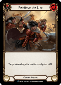 Reinforce the Line (Red) [U-CRU189] (Crucible of War Unlimited) Unlimited Rainbow Foil - POKÉ JEUX