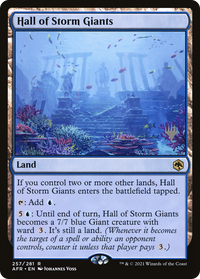 Hall of Storm Giants (Promo Pack) [Dungeons & Dragons: Adventures in the Forgotten Realms Promos]