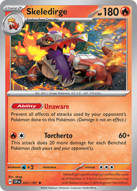 Skeledirge (Cosmos Holo) (31/191) - Miscellaneous Cards & Products Holofoil