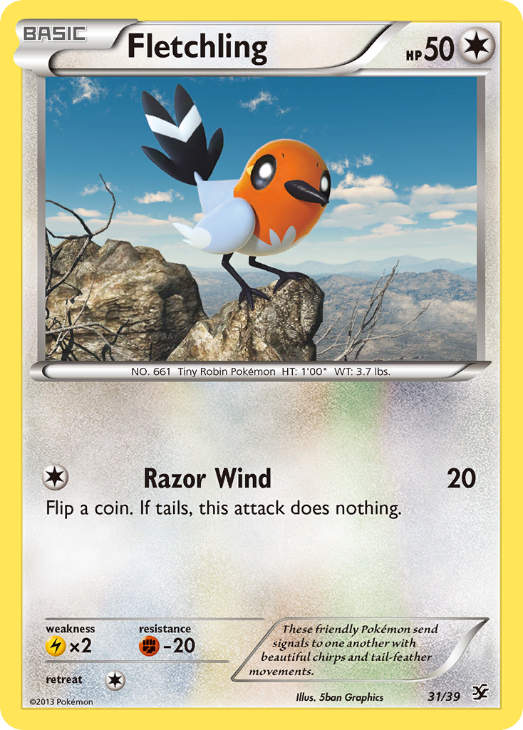 Fletchling (11) - SM Trainer Kit Lycanroc & Alolan Raichu