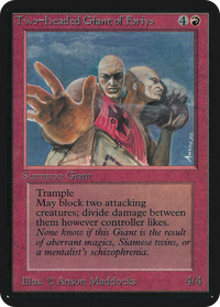 Two-Headed Giant of Foriys [Alpha Edition]