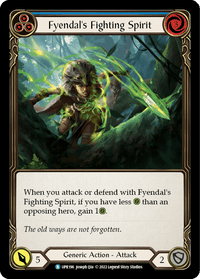 Fyendal's Fighting Spirit (Blue) [UPR196] (Uprising) Rainbow Foil - POKÉ JEUX