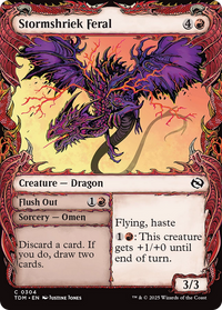 Stormshriek Feral (Showcase) (TDM-304) - Tarkir: Dragonstorm Foil