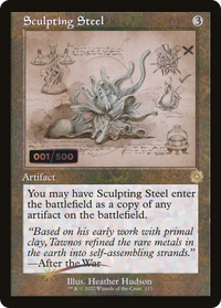 Sculpting Steel (Schéma rétro) (sérialisé) [Artefacts rétro de la guerre des frères] 
