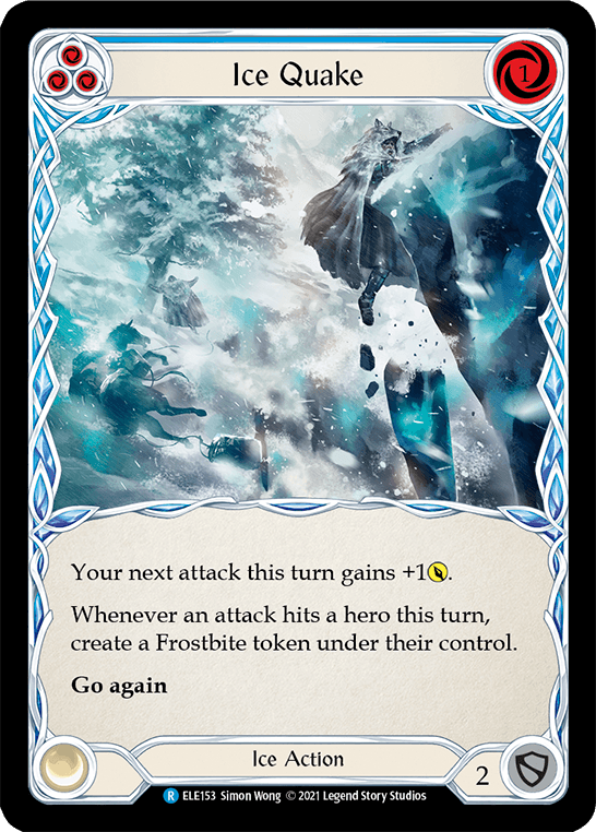 Ice Quake (Blue) [ELE153] (Tales of Aria) 1st Edition Normal - POKÉ JEUX